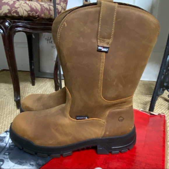 Wolverine NIB Ramparts 10" Pull On WP Boots 11.5 - Picture 2 of 6